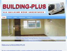 Tablet Screenshot of building-plus.co.uk